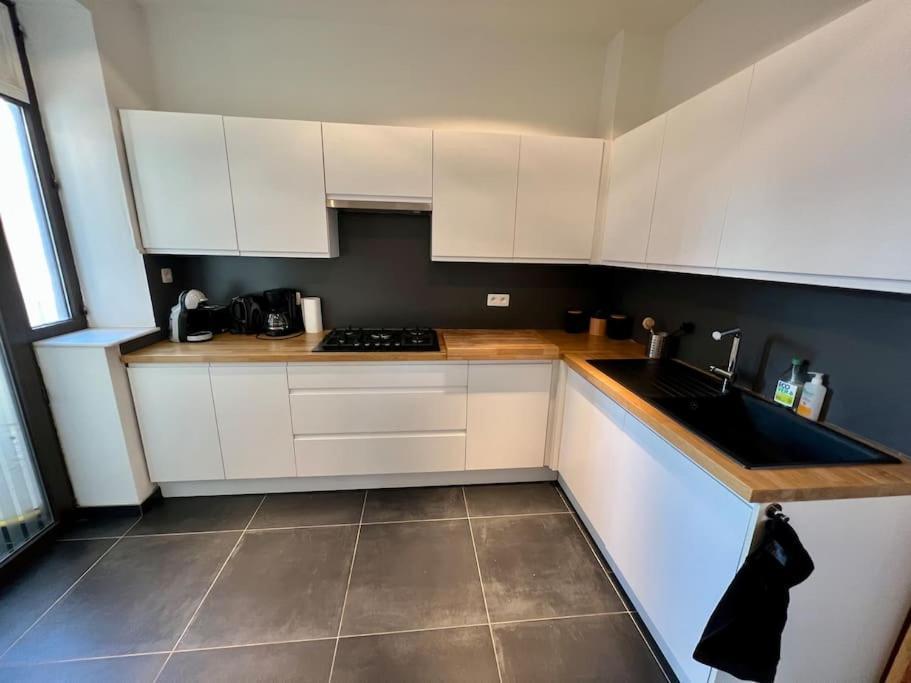 Bellevue - Grand Appartement Pour 5 Sur Les Quais De La Meuse เลียจ ภายนอก รูปภาพ