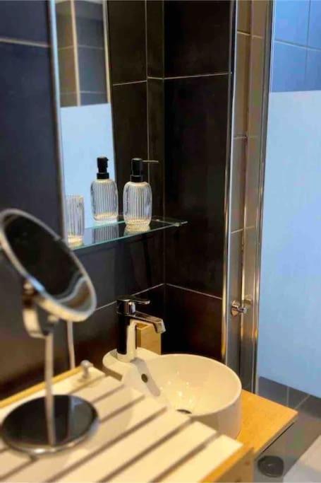 Bellevue - Grand Appartement Pour 5 Sur Les Quais De La Meuse เลียจ ภายนอก รูปภาพ
